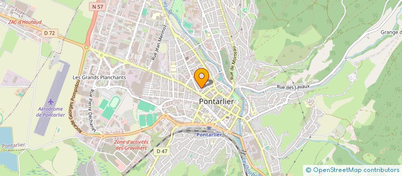 localisation de l'entreprise MONSIEUR NILS BAVEREY  PONTARLIER