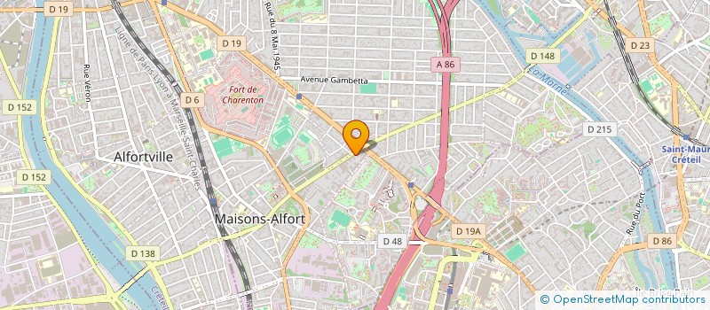 localisation de l'entreprise MONSIEUR NILS BENASAYAG-CHARLTON  MAISONS-ALFORT