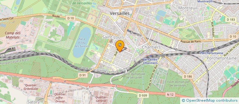 localisation de l'entreprise MONSIEUR NILS BRIQUET à VERSAILLES
