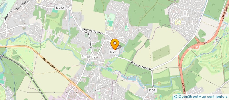 localisation de l'entreprise MONSIEUR NILS CYRUS  SANTENY