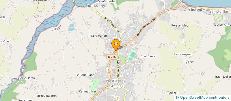 localisation de l'entreprise MONSIEUR NILS DAVENEL  PLESTIN-LES-GREVES