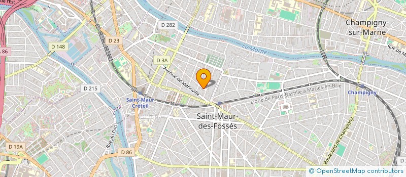 localisation de l'entreprise MONSIEUR NILS DUBA  SAINT-MAUR-DES-FOSSES