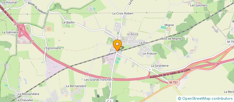 localisation de l'entreprise MONSIEUR NILS DUBOIS  DRUYE