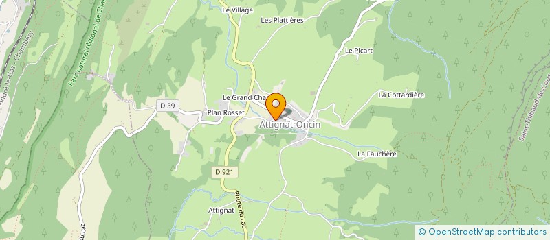 localisation de l'entreprise MONSIEUR NILS DUFRESNE  LEPIN-LE-LAC