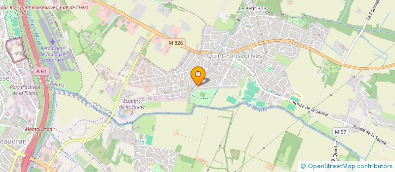 localisation de l'entreprise MONSIEUR NILS HANSEN  QUINT-FONSEGRIVES