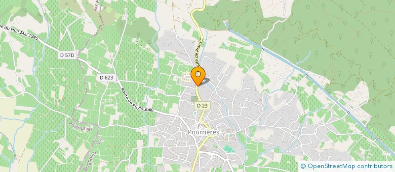 localisation de l'entreprise MONSIEUR NILS MARIAUD  POURRIERES