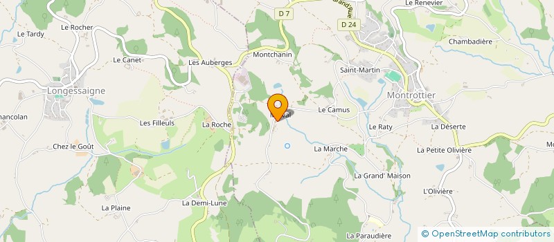 localisation de l'entreprise MONSIEUR NILS MAZURAT  MONTROTTIER