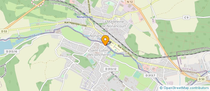 localisation de l'entreprise MONSIEUR NILS MERCADIER à SAINT-LUBIN-DES-JONCHERETS