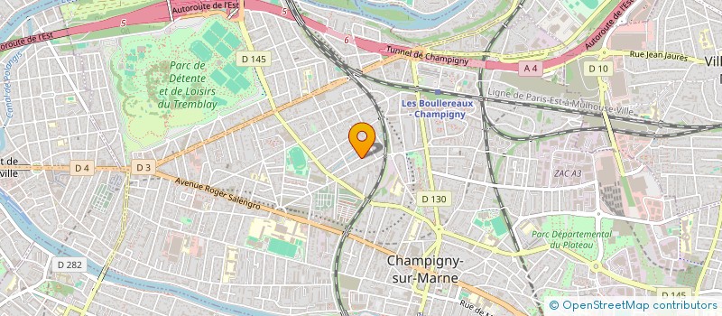 localisation de l'entreprise MONSIEUR NILS OLA NORDBERG  CHAMPIGNY-SUR-MARNE