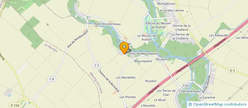 localisation de l'entreprise MONSIEUR NILS PASCAL  MEUNG-SUR-LOIRE