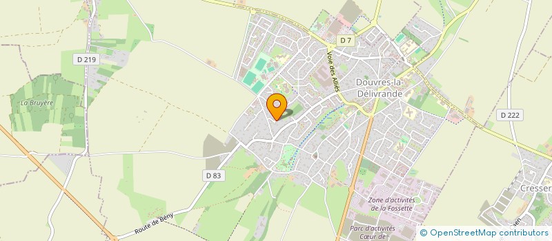 localisation de l'entreprise MONSIEUR NILS PRIAULT  DOUVRES-LA-DELIVRANDE