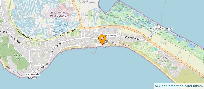 localisation de l'entreprise MONSIEUR NILS QUENE  LA GUERINIERE