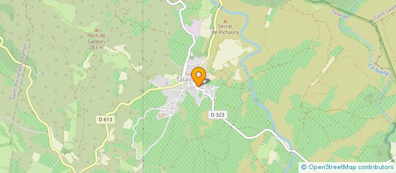 localisation de l'entreprise MONSIEUR NILS REMON  TALAIRAN