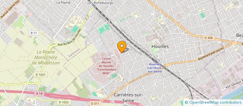 localisation de l'entreprise MONSIEUR NILS ROUDILLON  HOUILLES