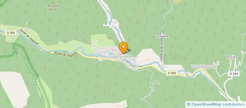 localisation de l'entreprise MONSIEUR NILS SILFVERBERG à VAL-D'AIGOUAL