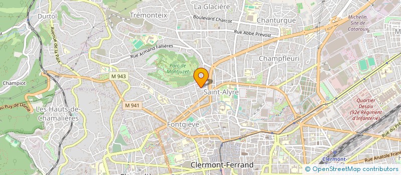 localisation de l'entreprise MONSIEUR NILS TOUMAZET  CLERMONT-FERRAND