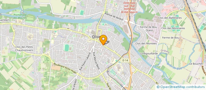 localisation de l'entreprise MONSIEUR NILS WERTHMANN  OLIVET