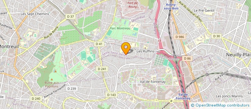localisation de l'entreprise MONSIEUR NILTO OLIVEIRA-GONCALVES à MONTREUIL