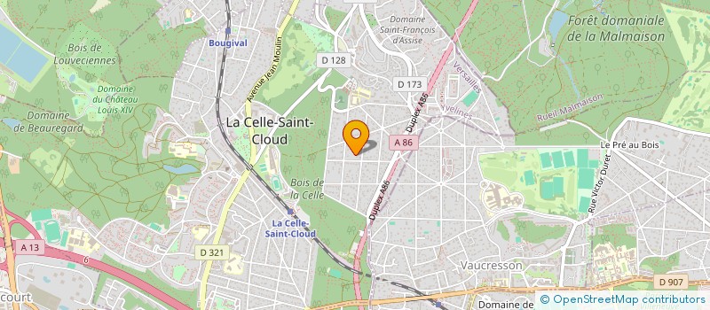 localisation de l'entreprise MONSIEUR NIMA KOOSHKI  LA CELLE-SAINT-CLOUD