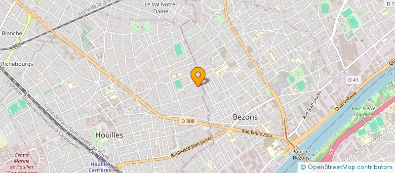 localisation de l'entreprise MONSIEUR NIMA MORRAVEDGE  HOUILLES