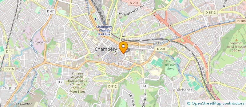 localisation de l'entreprise MONSIEUR NIMA RAJABI à CHAMBERY