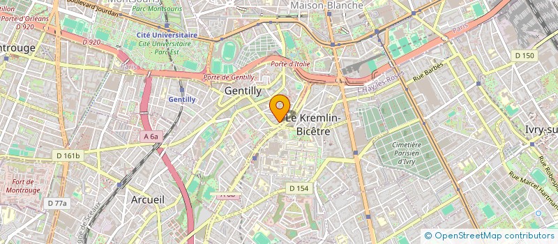 localisation de l'entreprise MONSIEUR NIMA RASOLI  GENTILLY