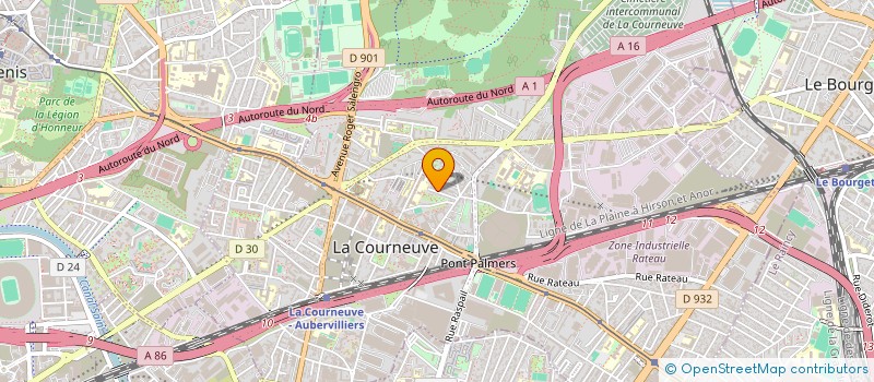 localisation de l'entreprise MONSIEUR NIMAL SEBASTIAN à LA COURNEUVE