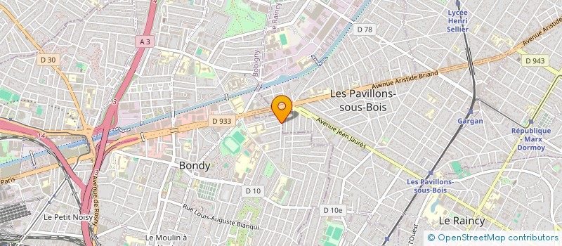 localisation de l'entreprise MONSIEUR NIMESHKUMAR PATEL  BONDY