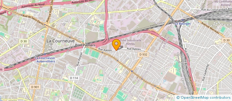 localisation de l'entreprise MONSIEUR NIMESHKUMAR PATEL à LA COURNEUVE