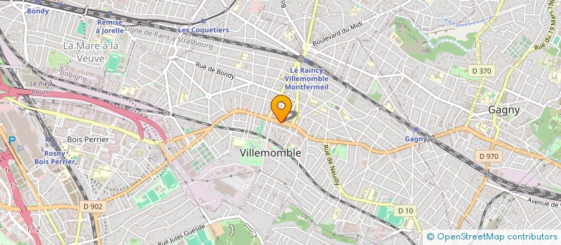 localisation de l'entreprise MONSIEUR NIMIT DHIMANT PATEL à VILLEMOMBLE