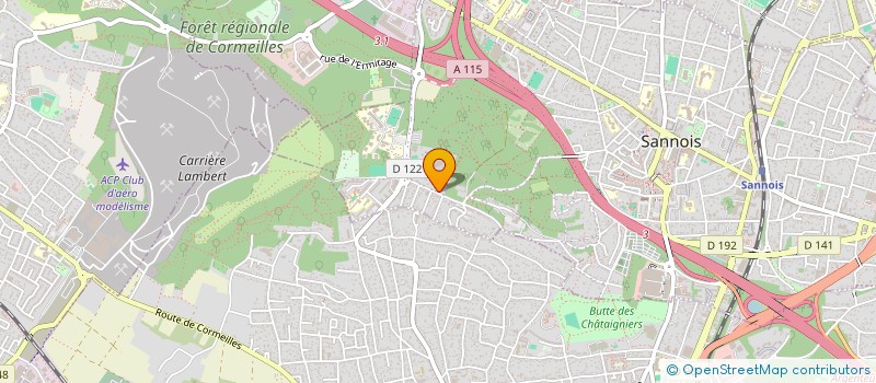 localisation de l'entreprise MONSIEUR NIMOUL BUN à SANNOIS