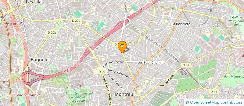 localisation de l'entreprise MONSIEUR NIMY CHRISTIAN MAHILHET à MONTREUIL