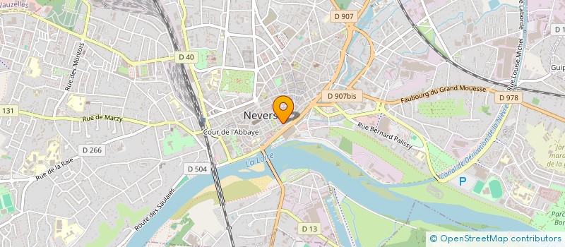 localisation de l'entreprise MONSIEUR NIN BEVILACQUA à NEVERS