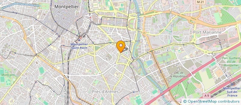 localisation de l'entreprise MONSIEUR NING LI à MONTPELLIER