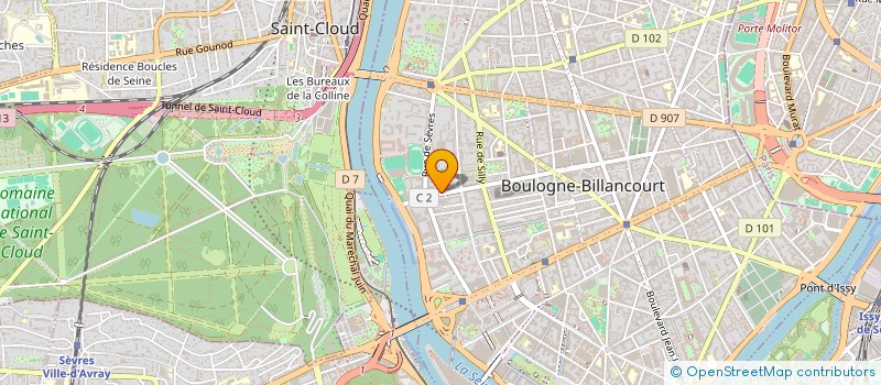 localisation de l'entreprise MONSIEUR NING ZHAO  BOULOGNE-BILLANCOURT