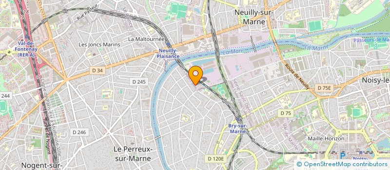 localisation de l'entreprise MONSIEUR NINGHANG XU  NOISY-LE-GRAND