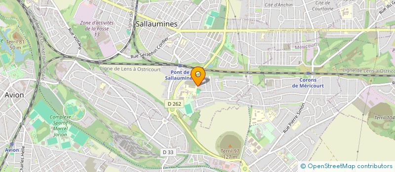 localisation de l'entreprise MONSIEUR NINO BOUTHORS  SALLAUMINES