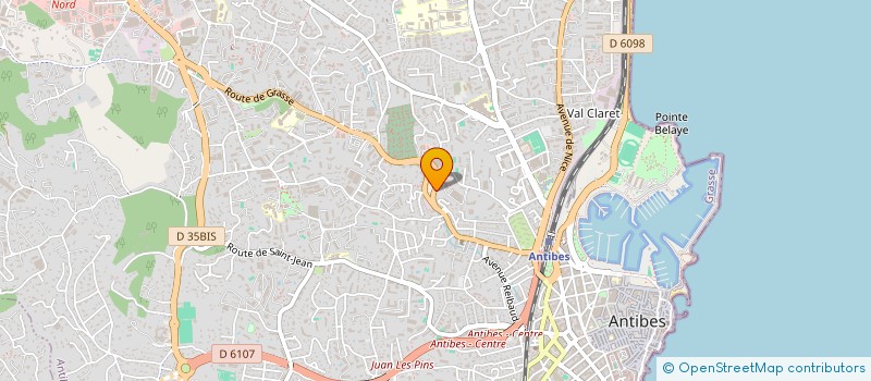 localisation de l'entreprise MONSIEUR NINO CAMPANA à ANTIBES