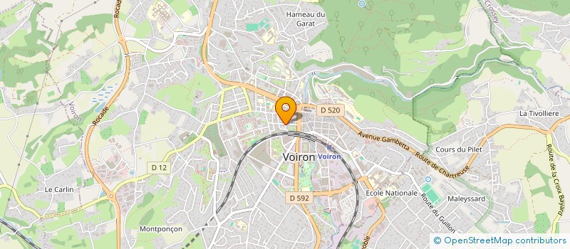 localisation de l'entreprise MONSIEUR NINO CASTETS  VOIRON