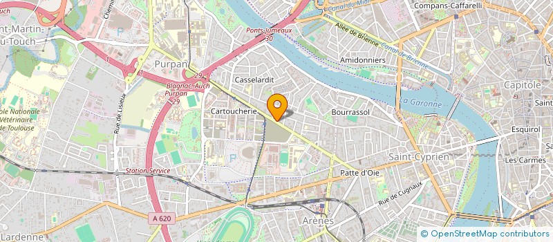 localisation de l'entreprise MONSIEUR NINO DUTOIT à TOULOUSE