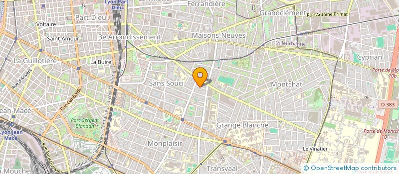 localisation de l'entreprise MONSIEUR NINO GARDAN  LYON