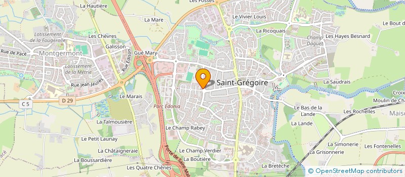 localisation de l'entreprise MONSIEUR NINO HAMEL  SAINT-GREGOIRE