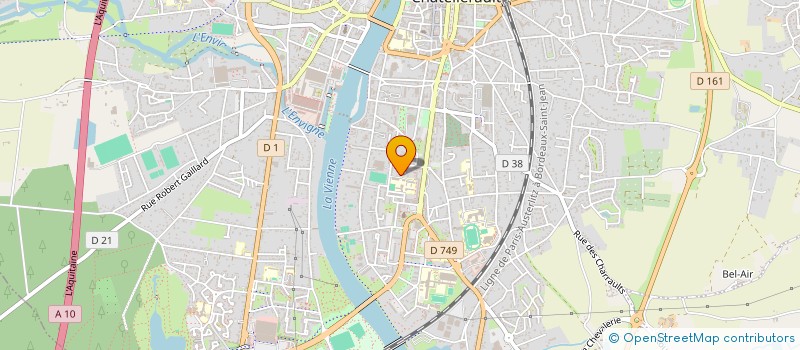 localisation de l'entreprise MONSIEUR NINO HERNANDEZ-DIAZ  CHATELLERAULT