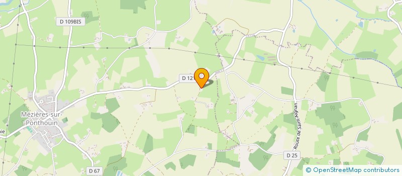 localisation de l'entreprise MONSIEUR NINO LECUREUR  MEZIERES SUR PONTHOUIN