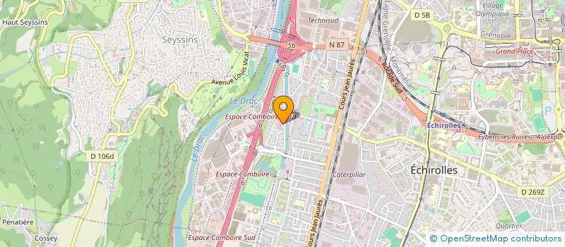 localisation de l'entreprise MONSIEUR NINO MENDEZ  ECHIROLLES