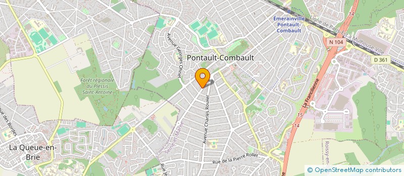 localisation de l'entreprise MONSIEUR NINO MIGUEL DA ROCHA GONCALVES à PONTAULT-COMBAULT