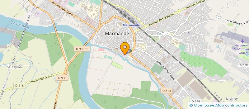 localisation de l'entreprise MONSIEUR NINO ORTEGGIA  MARMANDE