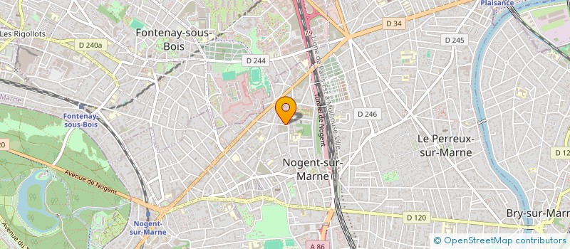 localisation de l'entreprise MONSIEUR NINO PEREZ à NOGENT-SUR-MARNE
