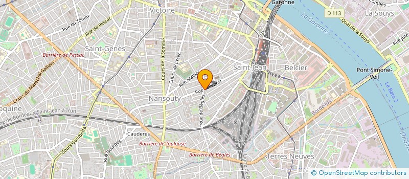 localisation de l'entreprise MONSIEUR NINO POPOFF  BORDEAUX