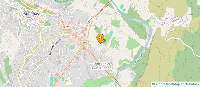 localisation de l'entreprise MONSIEUR NINO REULET  SAINT-DIDIER-SOUS-AUBENAS